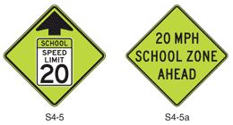 File:Reduced School Speed Limit Ahead Signs.JPG
